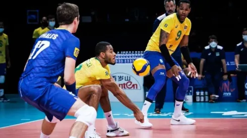 Seleção Brasileira estreia nesta quarta na VNL. Foto: Divulgação FIVB