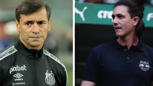 Robson Mafra/AGIF e Ettore Chiereguini/AGIF - Santos e Bragantino se enfrentam na 13ª rodada do Brasileirão.