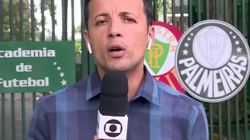André Hernán trouxe informação do Palmeiras (Foto: Reprodução/TV Globo)