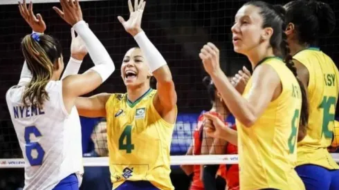 A Seleção feminina se prepara para a terceira fase da Liga das Nações de vôlei – FOTO: Reprodução/FIVB