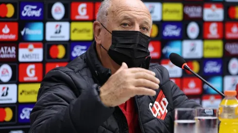 Foto: José Tramontin/athletico.com.br/Divulgação - Felipão: técnico ficou satisfeito com o desempenho de jovem do Athletico