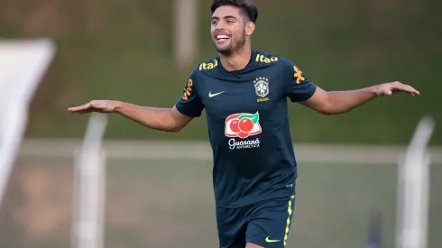 Lucas Figueiredo/CBF - Yuri Alberto é anunciado pelo Corinthians