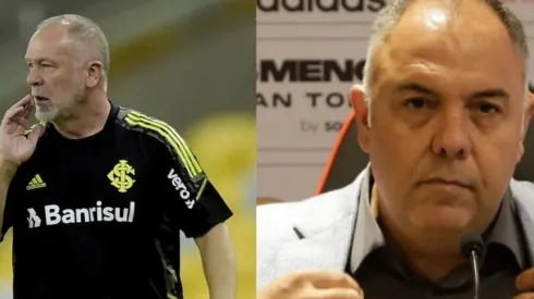 Mano Menezes e Marcos Braz