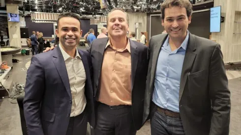 Alberoni Castro e Devanir CAmpos durante congresso da TDA, em Las Vegas (Foto: Divulgação/CBTH)