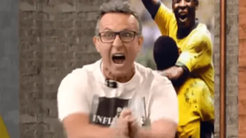 Foto: Reprodução/Band - Neto não perdeu a oportunidade de provocar o Palmeiras.