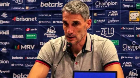 Foto: Vinícius Palheta / Fortaleza / Divulgação – Vojvoda: técnico não gostou da postura do time fora de casa