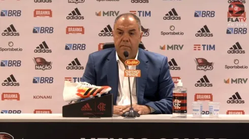 Foto: FLA TV/ YouTube - Marcos Braz manda recado para o Atlético