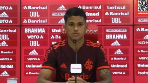 Foto: Sport Club Internacional/YouTube - Gustavo Maia é uma pedida da torcida do Internacional no time titular