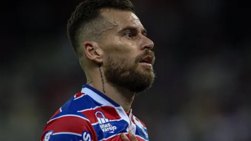 Foto: Lucas Emanuel/AGIF - Lucas Lima provocou o Ceará em postagem com Thiago Galhardo