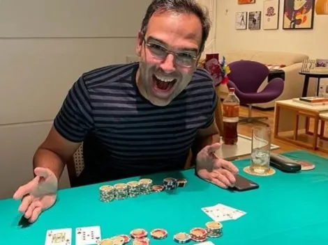 O jogo mudou e o poker voltou! Apresentador do BBB se reúne para jogar com amigos: “Quando as cartas ajudam, fica mais divertido”