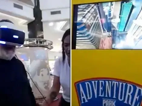 Idoso diverte web ao se empolgar com óculos de realidade virtual e acabar derrubando equipamento