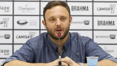 Foto: Vitor Silva/Botafogo | Mazzuco comentou ainda sobre o vazamento das negociações do Clube
