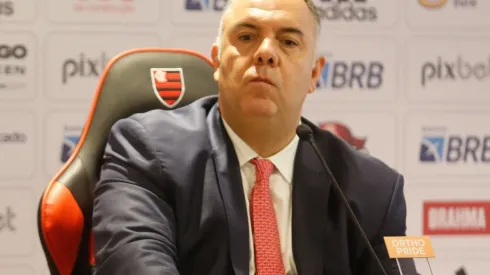 Fotos: Gilvan de Souza/Flamengo - Marcos Braz comentou sobre chance do Flamengo trazer Erick Pulgar, da Fiorentina