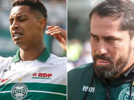 Reação de Alef Manga surpreende Coritiba e Morínigo quebra silêncio