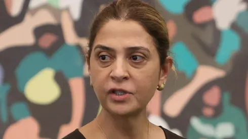 Foto: Cesar Greco/Palmeiras - Leila foi criticada por vender Gabriel Veron.