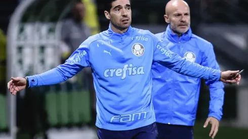 Agif/Ettore Chiereguini - Abel Ferreira não curtiu decisões no jogo do Palmeiras