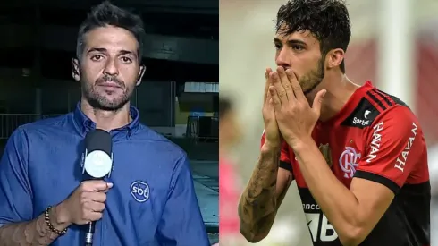 Foto Venê: Reprodução SBT Sports/YouTube e Foto GH: Thiago Ribeiro/AGIF | Venê atualiza bastidores; CRF fecha com substituto para GH