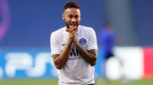 Foto: Manu Fernandez/Pool via Getty Images | Neymar marcou dois dos quatro gols do PSG na Supercopa
