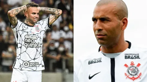 Foto Luan: Kely Pereira/AGIF e Foto Sheik: Daniel Vorley/AGIF | Sheik manda a real sobre Luan no Corinthians