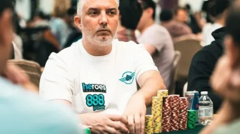 Thiago Pirani viveu o sonho do poker em Las Vegas (Foto: Alec Rome/Reprodução PokerNews)