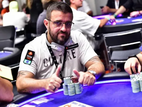 Poker em Barcelona: André Akkari é apoiado por grande e animada torcida, e chega em mesa final do ‘Estrellas’ High Roller''