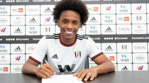 Foto: Reprodução / Divulgação Fulham | Willian foi oficialmente anunciado pelo Fulham