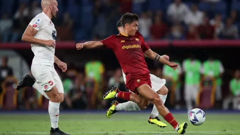Paulo Dybala da AS Roma em partida contra AC Monza