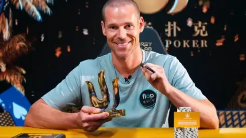 O finlandês Patrik Antonius venceu torneio de poker no Chipre (Foto: Reprodução Twitter oficial Triton Poker @tritonpoker)