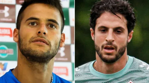 Foto: Lucas Merçon/Fluminense/Divulgação - De Amores e Hudson: jogadores ingressaram na Justiça contra o Fluminense