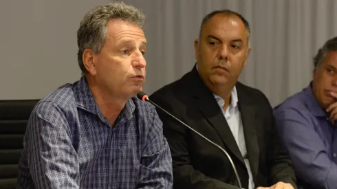 Foto: Alexandre Vidal/CRF – Landim e Braz já orquestram renovação de Dorival no Flamengo