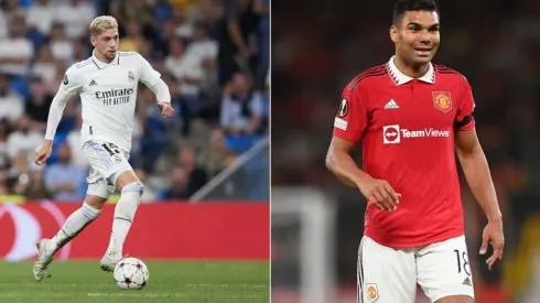 Foto: Getty Images - Valverde e Casemiro conversaram sobre a Copa do Mundo