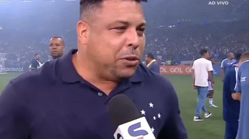 Ronaldo falou sobre os próximos passos do Cruzeiro (Foto: Reprodução/Sportv)