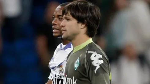 Foto: Jasper Juinen/Getty Images - Robinho e Diego Ribas