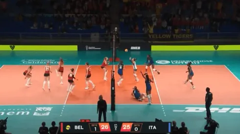 Bélgica festejou vitória em set, que não aconteceu