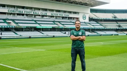 Foto: Juliane Lima/Coritiba - Guilherme Sousa foi anunciado no Coritiba como novo gerente da base