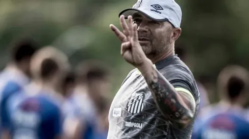 Foto: Ivan Storti/Santos FC - Jorge Sampaoli foi o responsável por lançar Wagner Palha no profissional do Peixe