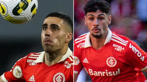 Fotos: Pedro H. Tesch/AGIF e Maxi Franzoi/AGIF - Gabriel e Johnny: dupla não enfrenta o Flamengo