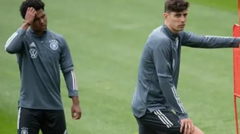 Foto: Andreas Schaad/Getty Images - Gnabry e Havertz são esperanças de gols da Alemanha