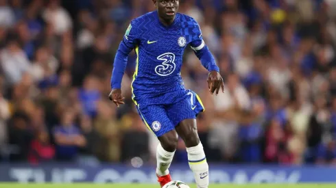 James Chance/Getty Images – Kanté atuando pelo Chelsea
