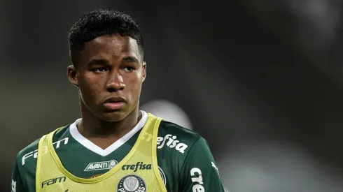 Endrick fez a sua estreia com a camisa do Palmeiras (Foto: Thiago Ribeiro/AGIF)