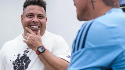 Foto: Flickr oficial do Cruzeiro – Ronaldo durante treino na Toca da Raposa.