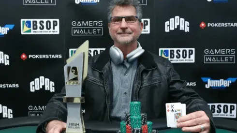 Max Vaccalluzzo ganhou o High Roller do BSOP Gramado (Foto: Rafael Terra/BSOP)