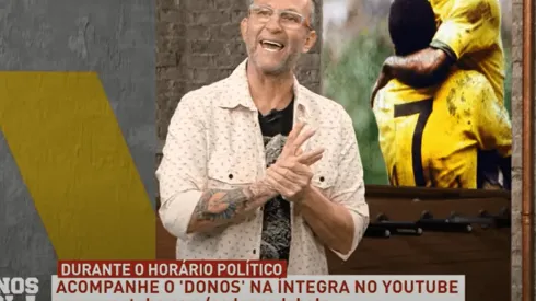 Foto: Reprodução/Band - Neto debochou do Flamengo e cravou Botafogo como maior do que o Rubro-Negro