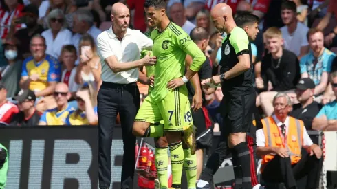 Foto: Steve Bardens/Getty Images - Cristiano Ronaldo vive relação ruim com Eric ten Hag