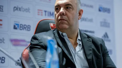 Foto: Marcelo Cortes / Flamengo - Marcos Braz alinhou acordo e bases salariais com meia na mira do Corinthians