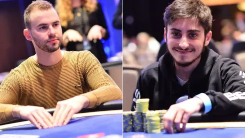 Renan Bruschi (direita) e Daniel Aziz (esquerda) foram os melhores brasileiros em Londres (Foto: Tomas Stacha/PokerStars)
