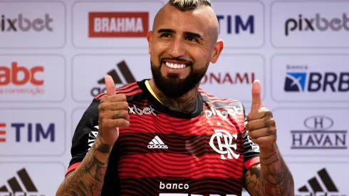 Foto: Buda Mendes/Getty Images - Vidal crê que Flamengo poderia bater Palmeiras no Brasileiro