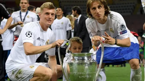 Foto: Matthias Hangst/Getty Images/Itália – Kroos e Modric: dupla está em fim de contrato no Real Madrid