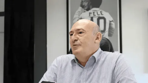 Ivan Storti/Santos. Andrés Rueda é o presidente do Santos FC
