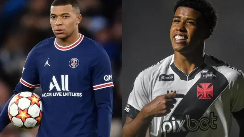 Foto Mbappé: Laurence Griffiths/Getty Images e Foto Andrey: Thiago Ribeiro/AGIF